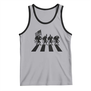 Patriotic Jersey Devil Tank Top New Jersey Cryptid Gift TS12 Athletic Heather Black Print Your Wear