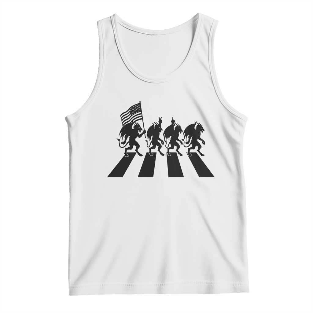 Patriotic Jersey Devil Tank Top New Jersey Cryptid Gift TS12 White Print Your Wear