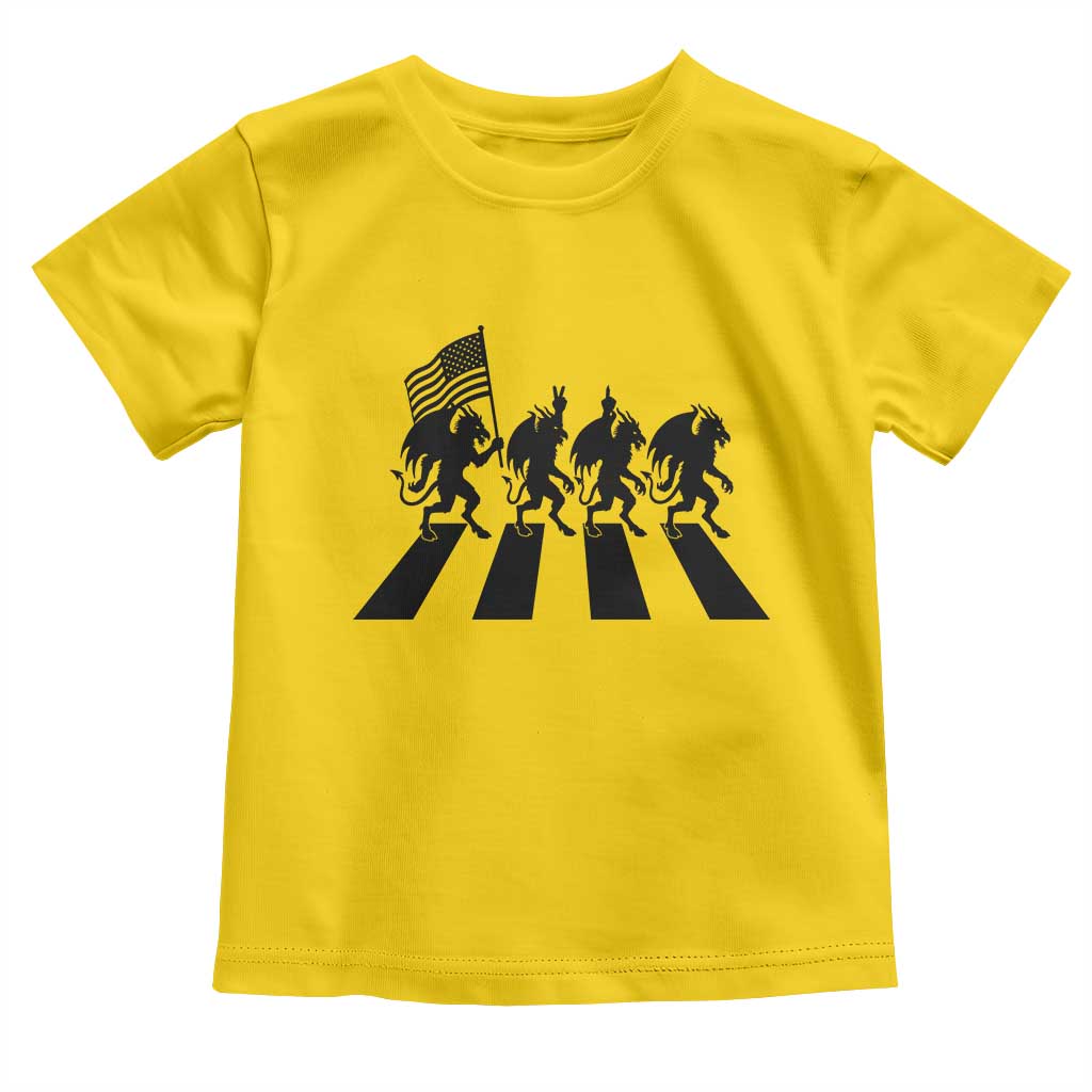 Patriotic Jersey Devil Toddler T Shirt New Jersey Cryptid Gift TS12 Daisy Print Your Wear