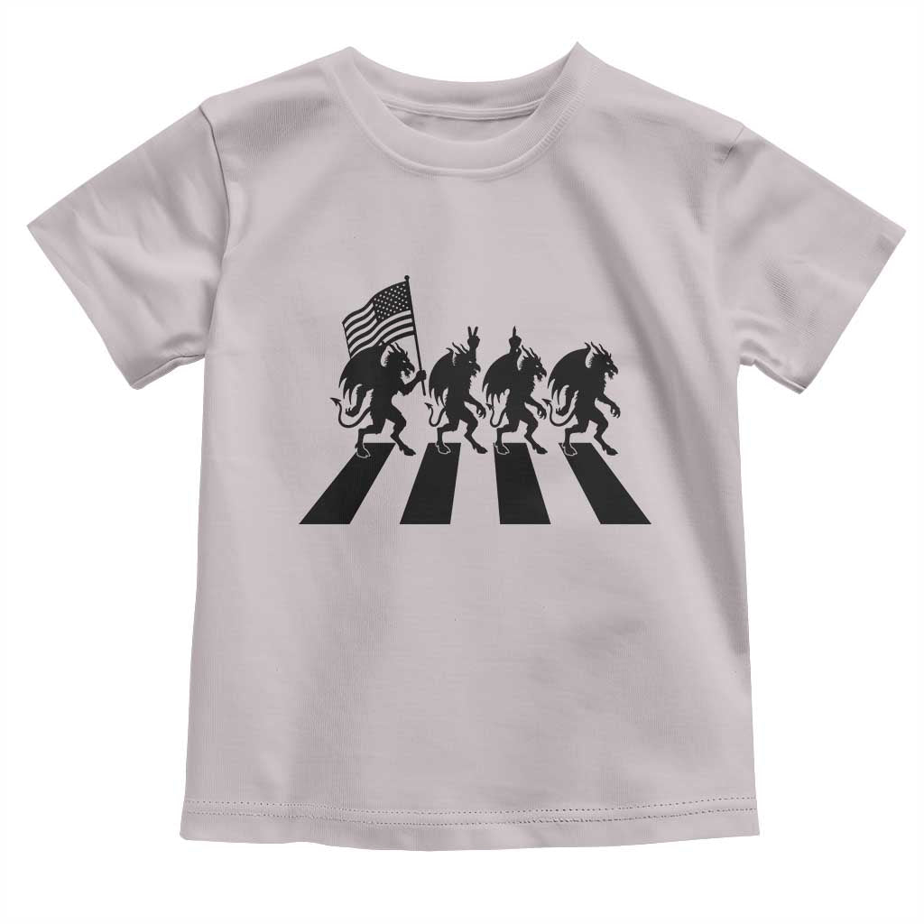 Patriotic Jersey Devil Toddler T Shirt New Jersey Cryptid Gift TS12 Ice Gray Print Your Wear