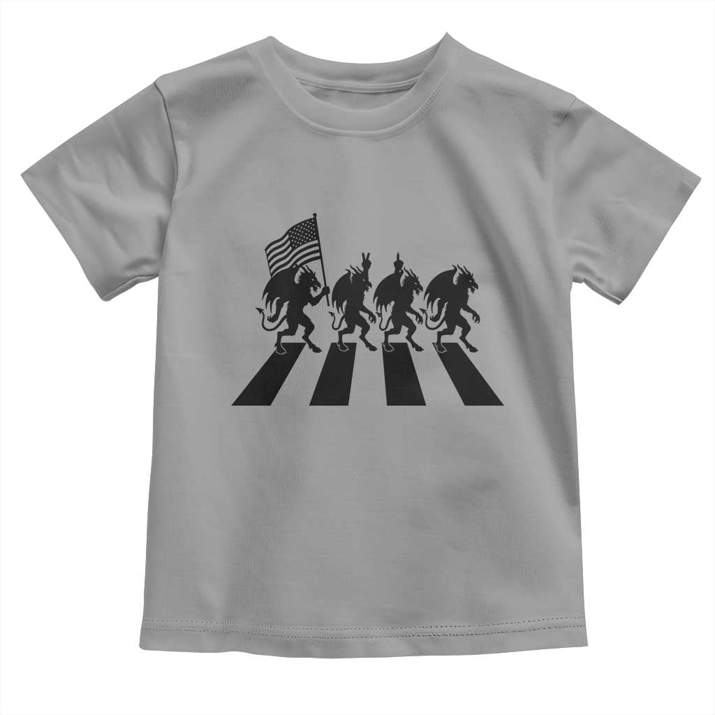 Patriotic Jersey Devil Toddler T Shirt New Jersey Cryptid Gift TS12 Sport Gray Print Your Wear