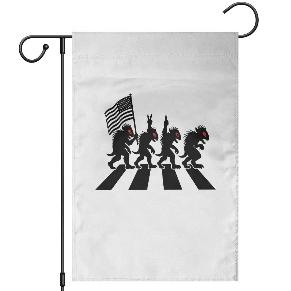 Patriotic Chupacabra Garden Flag Funny Cryptid Lover Gift TS12 White Print Your Wear