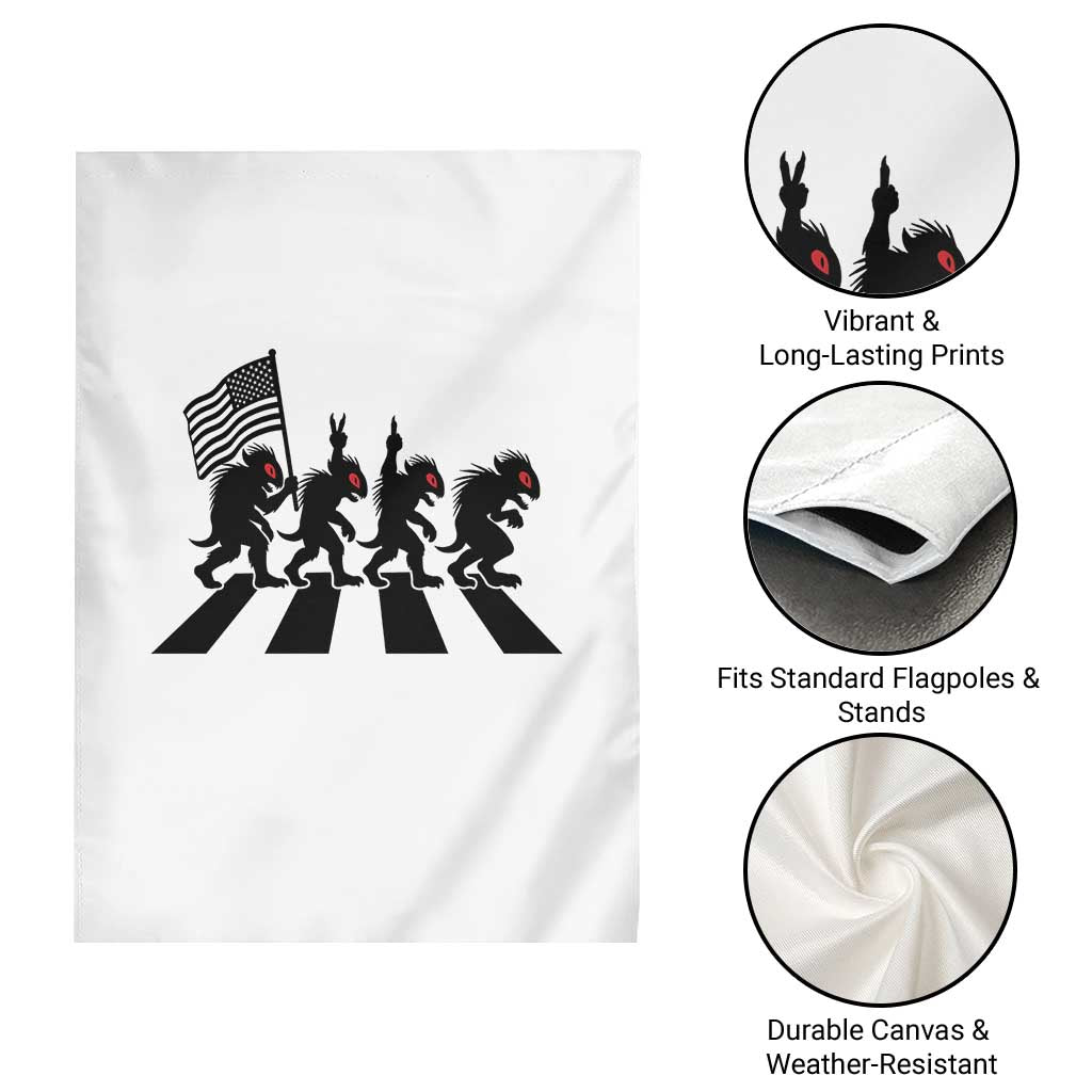 Patriotic Chupacabra Garden Flag Funny Cryptid Lover Gift TS12 Print Your Wear