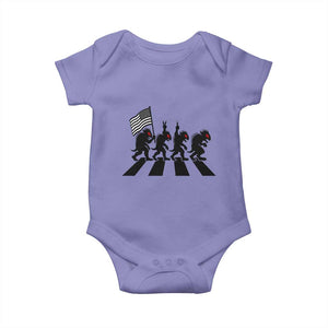 Patriotic Chupacabra Baby Onesie Funny Cryptid Lover Gift TS12 Violet Print Your Wear