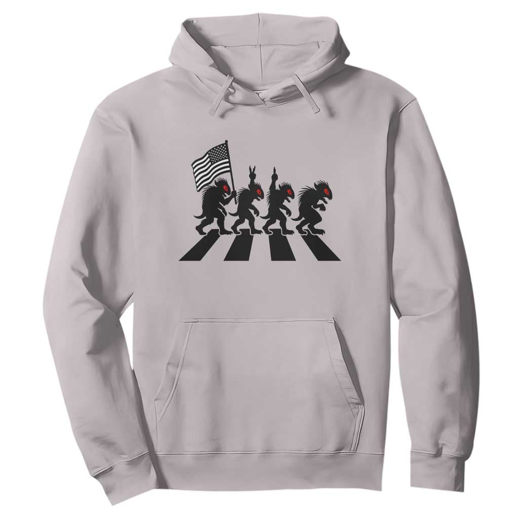 Patriotic Chupacabra Hoodie Funny Cryptid Lover Gift TS12 Ice Gray Print Your Wear