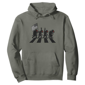 Patriotic Chupacabra Hoodie Funny Cryptid Lover Gift TS12 Military Green Print Your Wear