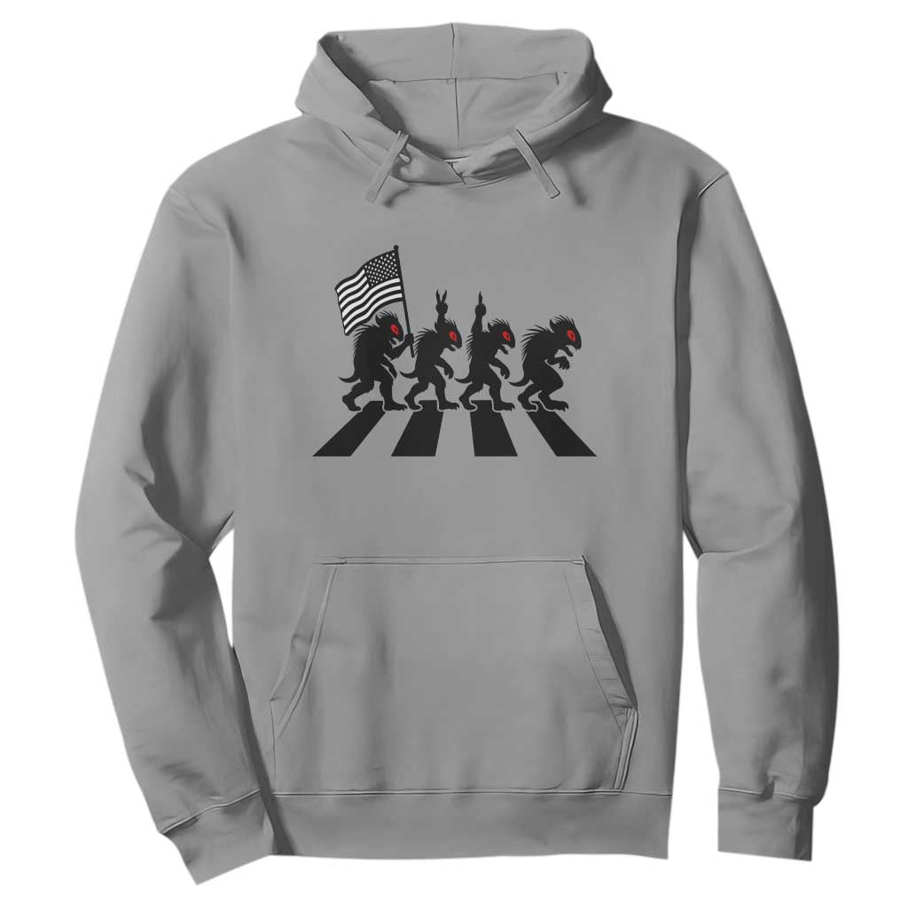 Patriotic Chupacabra Hoodie Funny Cryptid Lover Gift TS12 Sport Gray Print Your Wear