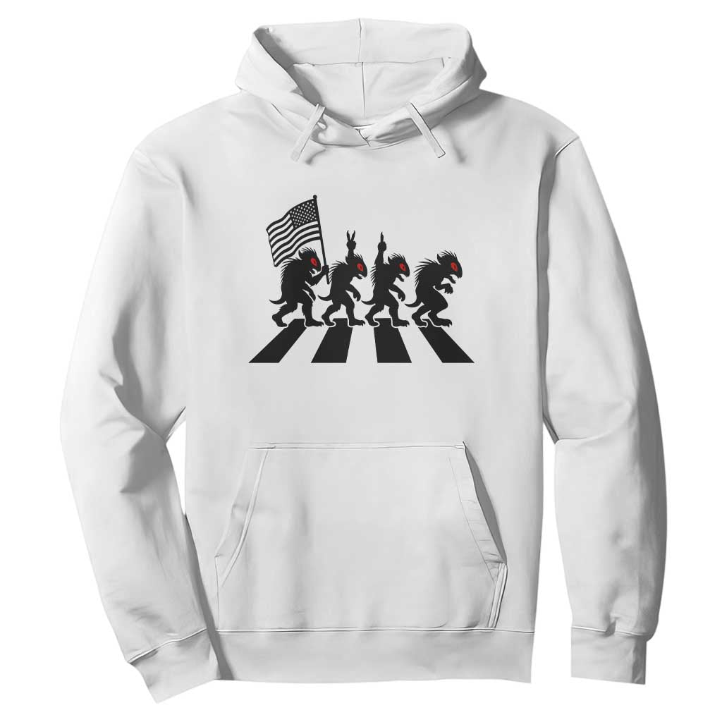 Patriotic Chupacabra Hoodie Funny Cryptid Lover Gift TS12 White Print Your Wear
