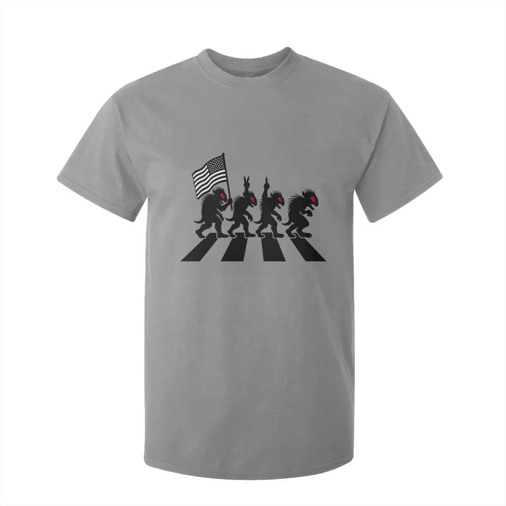 Patriotic Chupacabra T Shirt For Kid Funny Cryptid Lover Gift TS12 Sport Gray Print Your Wear