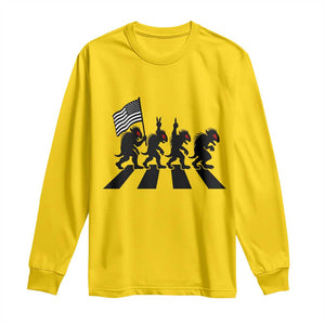 Patriotic Chupacabra Long Sleeve Shirt Funny Cryptid Lover Gift TS12 Daisy Print Your Wear
