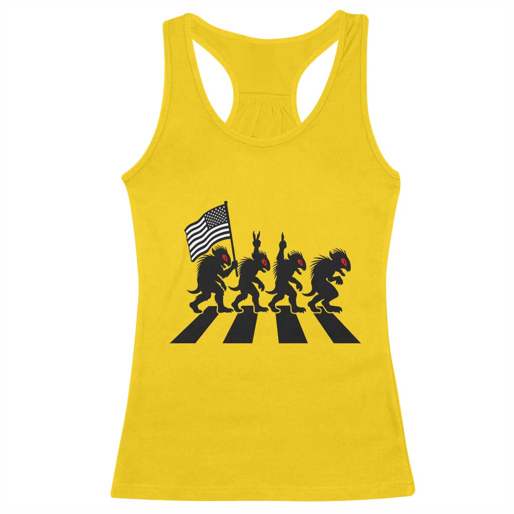 Patriotic Chupacabra Racerback Tank Top Funny Cryptid Lover Gift TS12 Daisy Print Your Wear