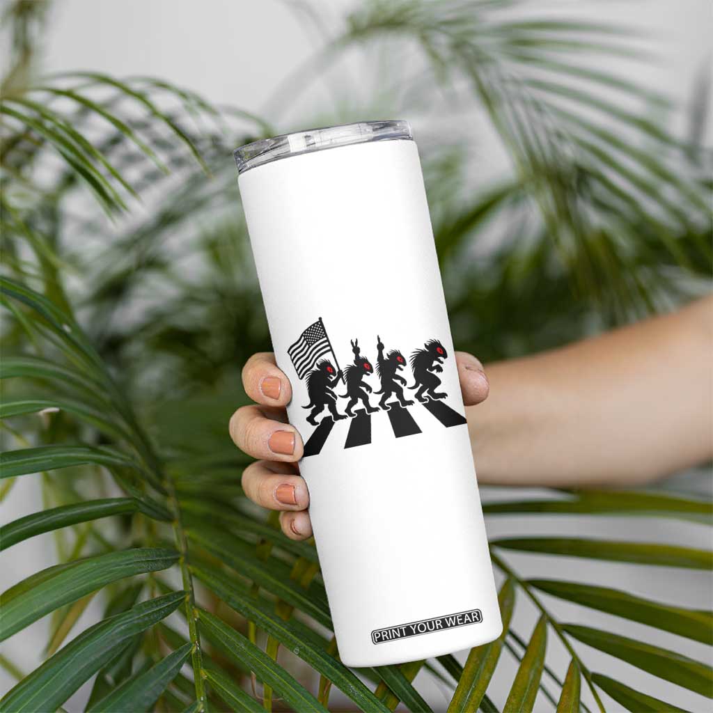 Patriotic Chupacabra Skinny Tumbler Funny Cryptid Lover Gift TS12 Print Your Wear