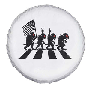 Patriotic Chupacabra Spare Tire Cover Funny Cryptid Lover Gift TS12 Print Your Wear