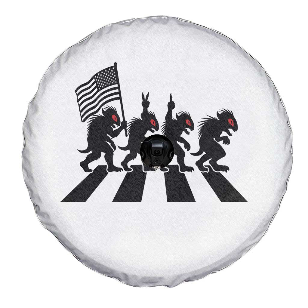 Patriotic Chupacabra Spare Tire Cover Funny Cryptid Lover Gift TS12 Print Your Wear