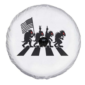 Patriotic Chupacabra Spare Tire Cover Funny Cryptid Lover Gift TS12 Print Your Wear
