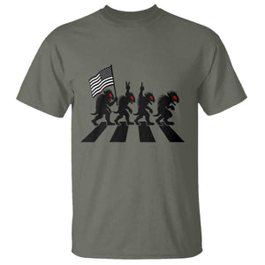 Patriotic Chupacabra T Shirt Funny Cryptid Lover Gift TS12 Military Green Print Your Wear