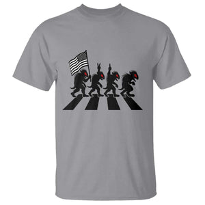 Patriotic Chupacabra T Shirt Funny Cryptid Lover Gift TS12 Sport Gray Print Your Wear