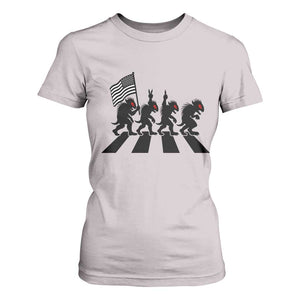 Patriotic Chupacabra T Shirt For Women Funny Cryptid Lover Gift TS12 Ice Gray Print Your Wear