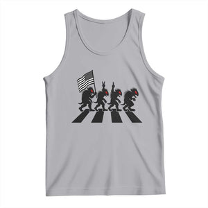 Patriotic Chupacabra Tank Top Funny Cryptid Lover Gift TS12 Athletic Heather Print Your Wear