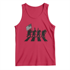 Patriotic Chupacabra Tank Top Funny Cryptid Lover Gift TS12 Red Print Your Wear