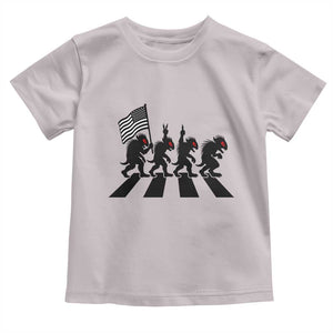 Patriotic Chupacabra Toddler T Shirt Funny Cryptid Lover Gift TS12 Ice Gray Print Your Wear