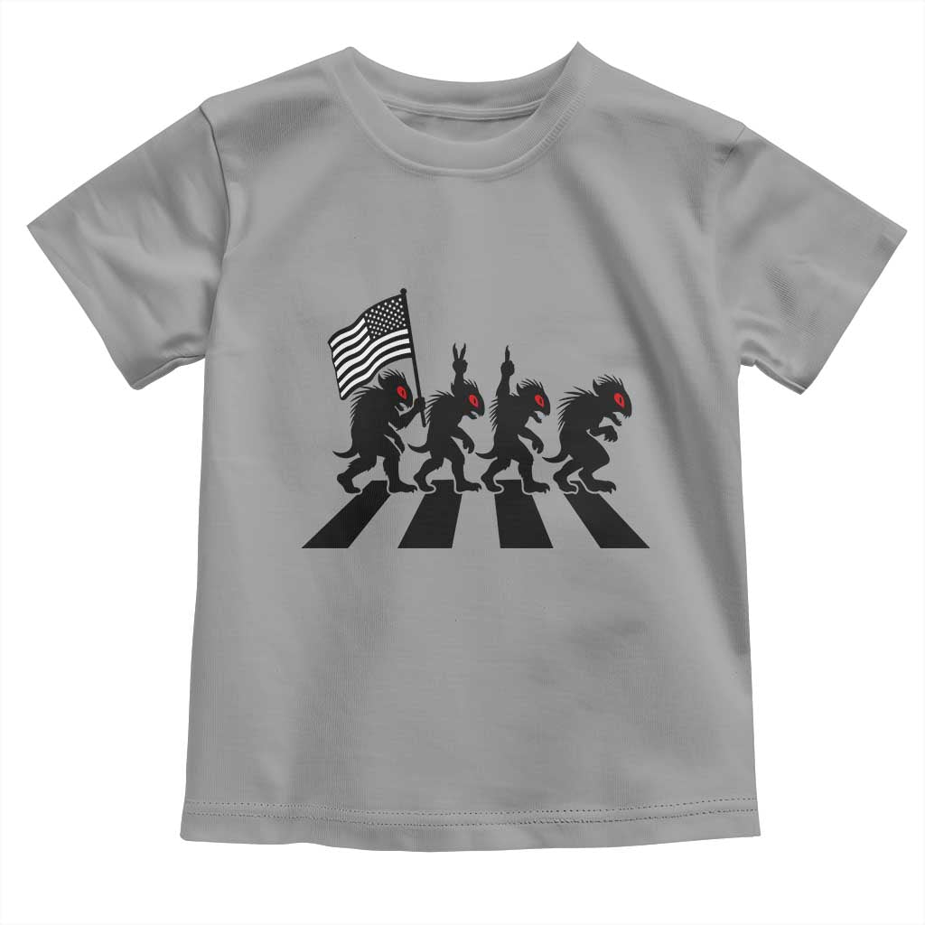 Patriotic Chupacabra Toddler T Shirt Funny Cryptid Lover Gift TS12 Sport Gray Print Your Wear