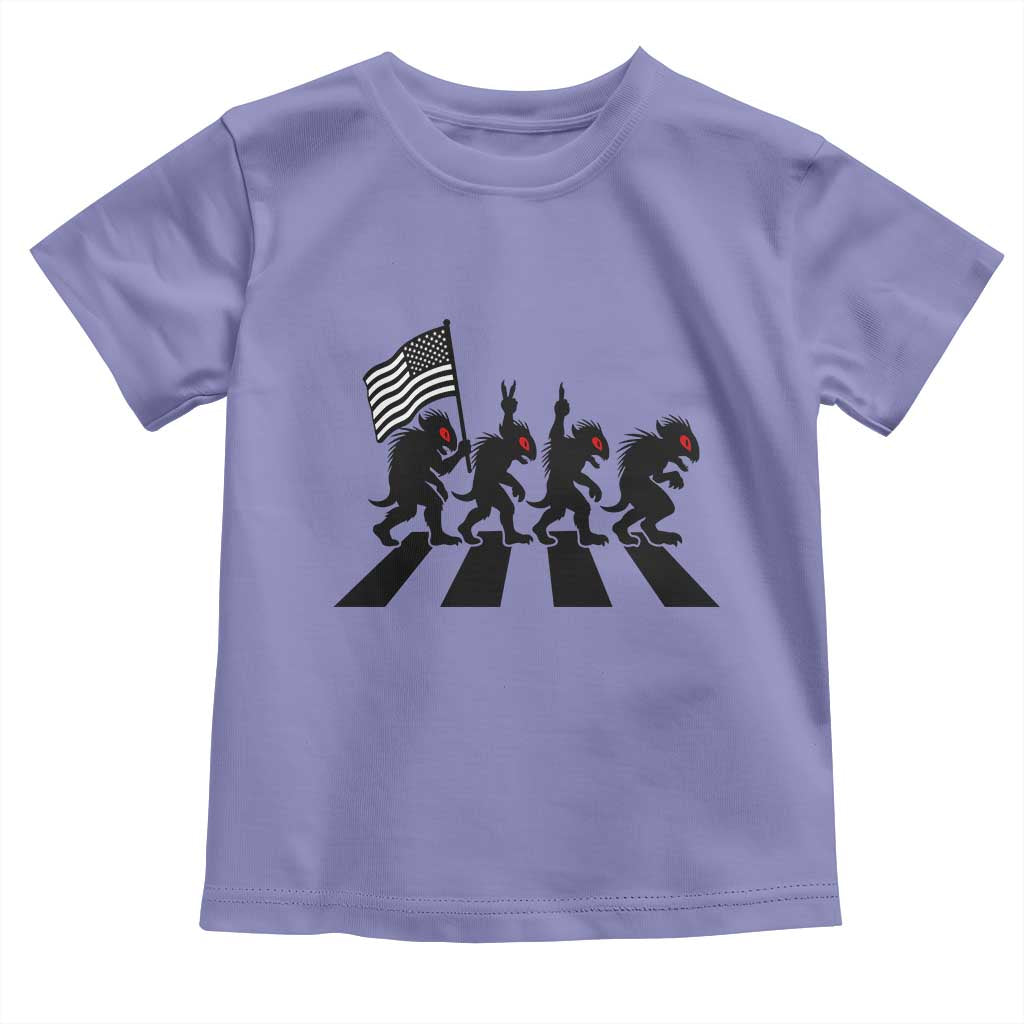 Patriotic Chupacabra Toddler T Shirt Funny Cryptid Lover Gift TS12 Violet Print Your Wear