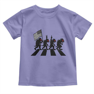 Patriotic Chupacabra Toddler T Shirt Funny Cryptid Lover Gift TS12 Violet Print Your Wear