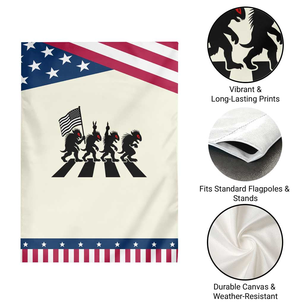 Patriotic Chupacabra Garden Flag Funny Cryptid Lover Gift TS12 Print Your Wear