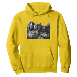 Cryptid Mount Rushmore Hoodie Bigfoot Mothman Jersey Devil Chupacabra TS12 Daisy Print Your Wear