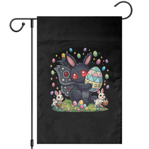Funny Mothman Easter Bunny Ears Garden Flag Cryptid Lover Gift TS12 Black Print Your Wear