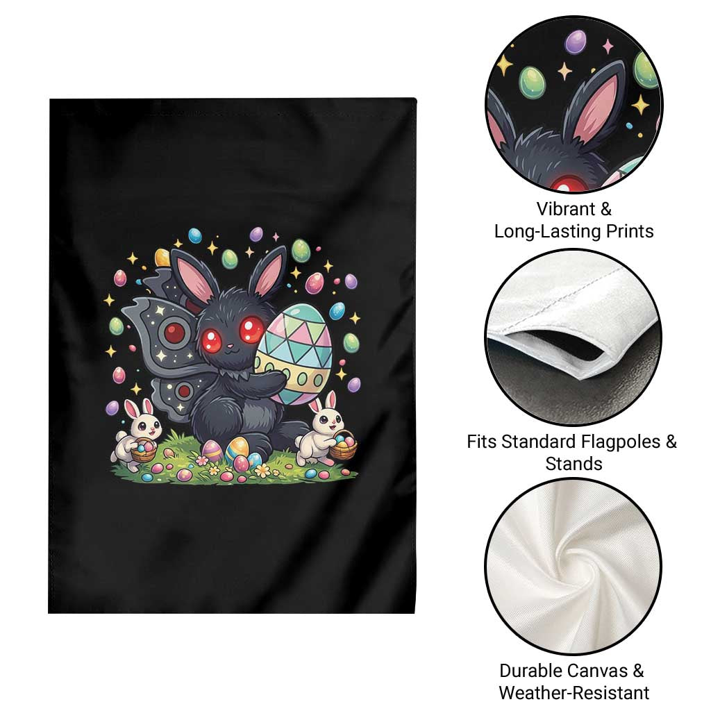Funny Mothman Easter Bunny Ears Garden Flag Cryptid Lover Gift TS12 Print Your Wear