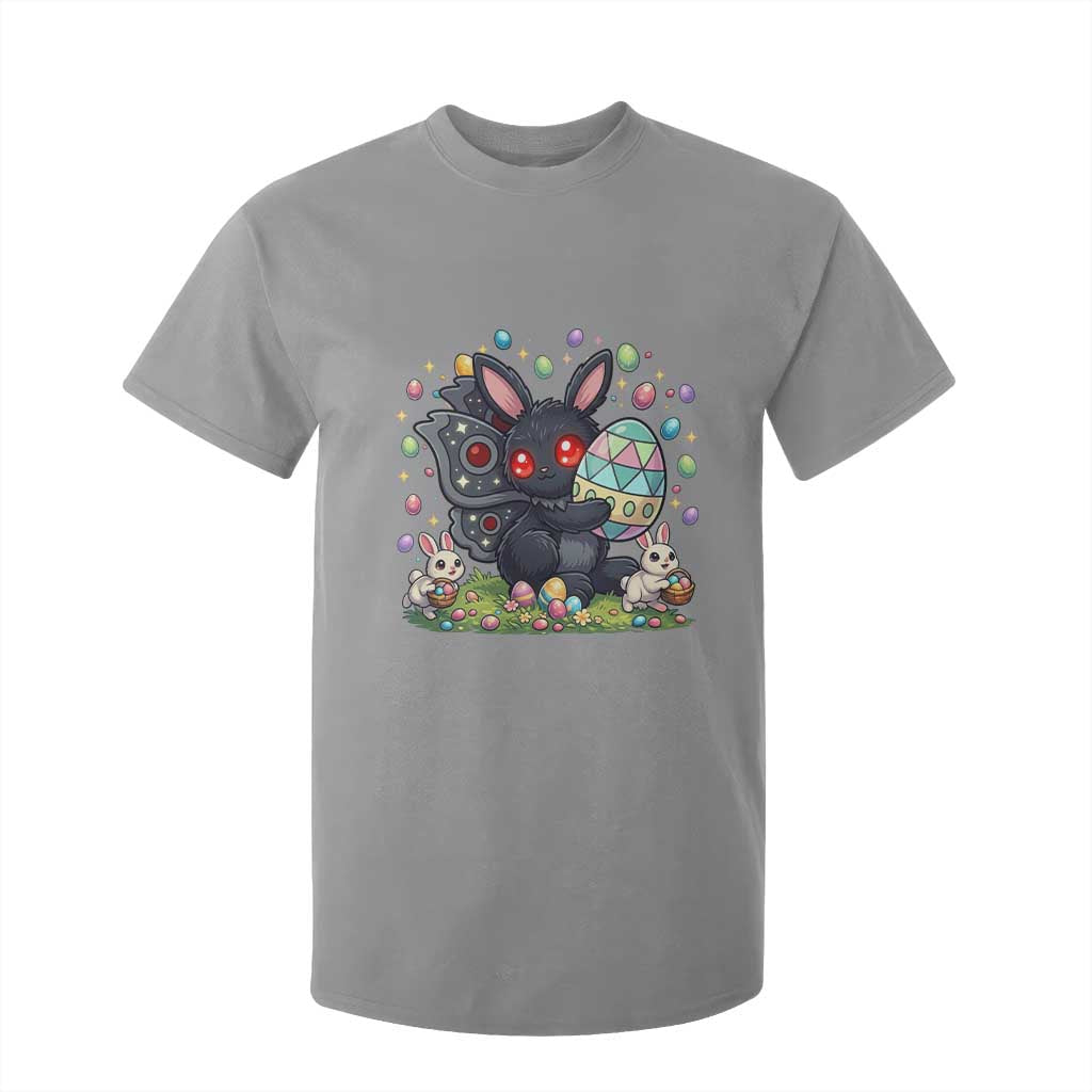 Funny Mothman Easter Bunny Ears T Shirt For Kid Cryptid Lover Gift TS12 Sport Gray Print Your Wear