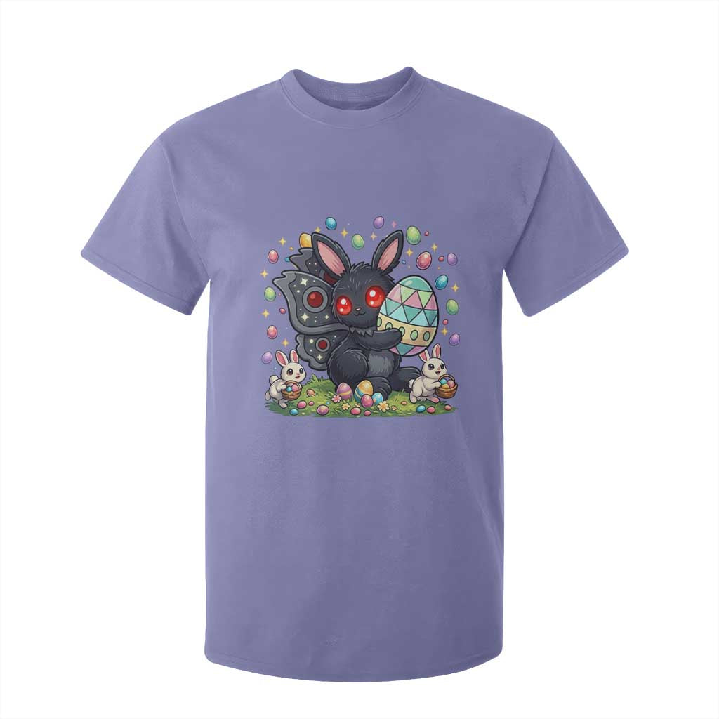 Funny Mothman Easter Bunny Ears T Shirt For Kid Cryptid Lover Gift TS12 Violet Print Your Wear