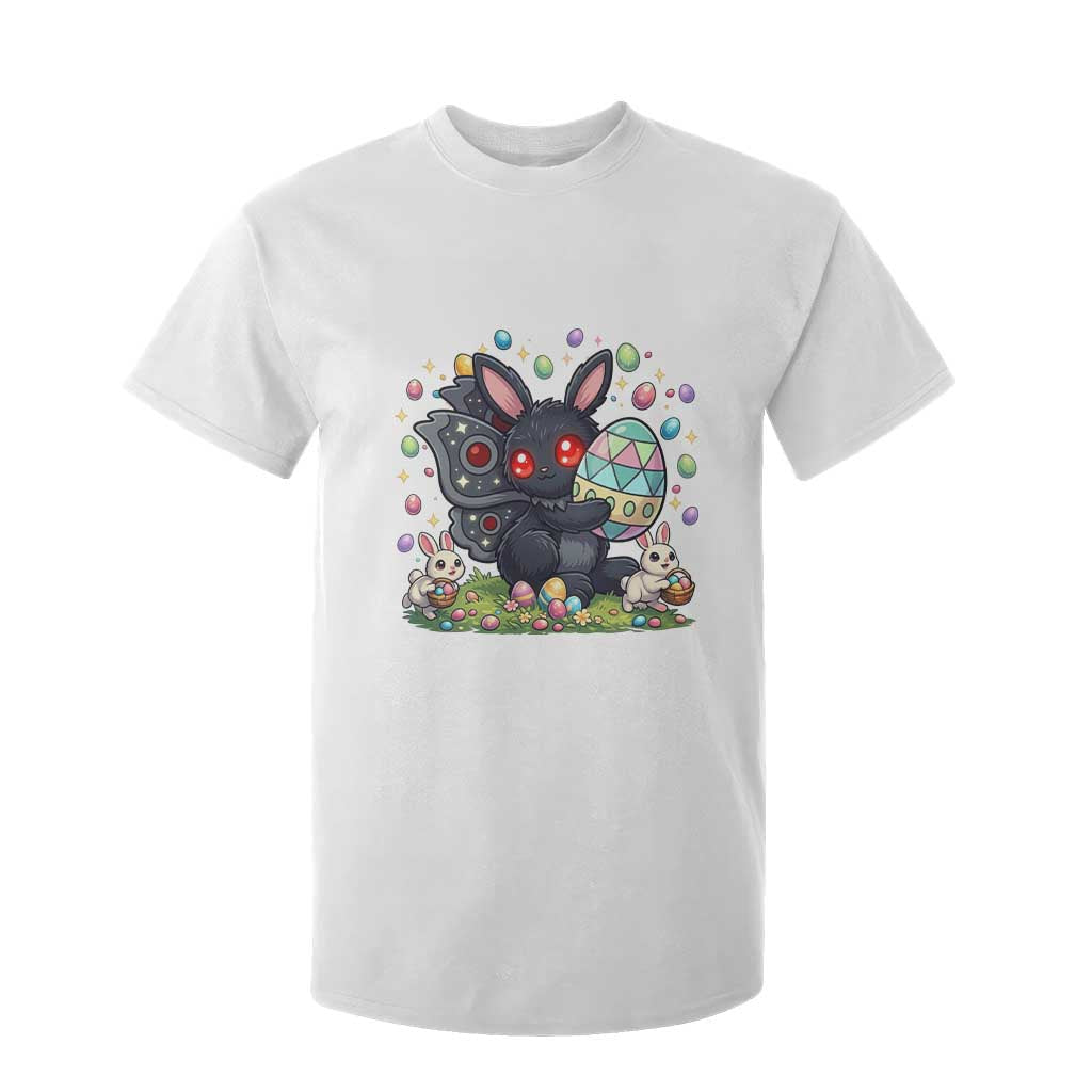 Funny Mothman Easter Bunny Ears T Shirt For Kid Cryptid Lover Gift TS12 White Print Your Wear