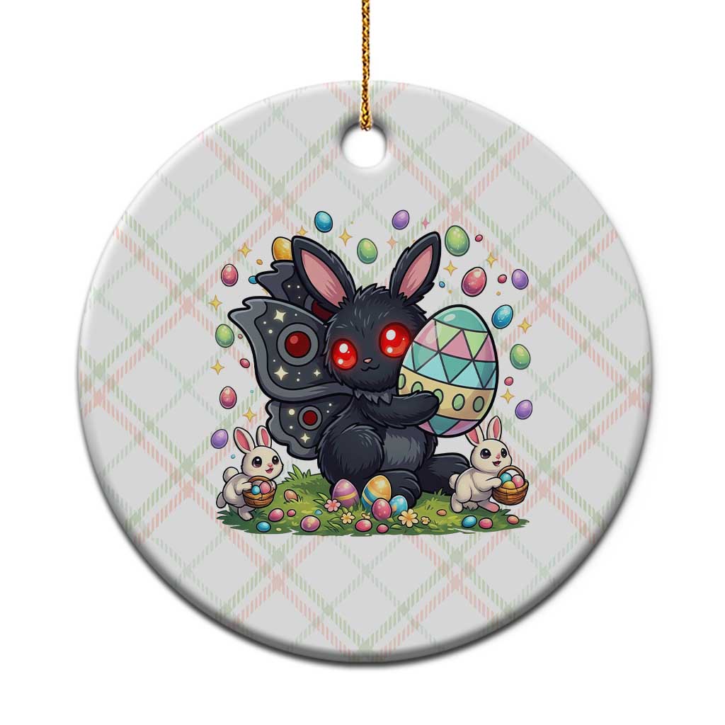 Funny Mothman Easter Bunny Ears Ceramic Ornament Cryptid Lover Gift TS12 1pc Christmas Plaid Print Your Wear