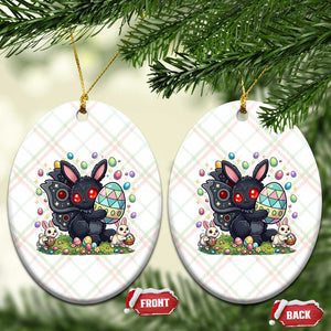 Funny Mothman Easter Bunny Ears Ceramic Ornament Cryptid Lover Gift TS12 Print Your Wear