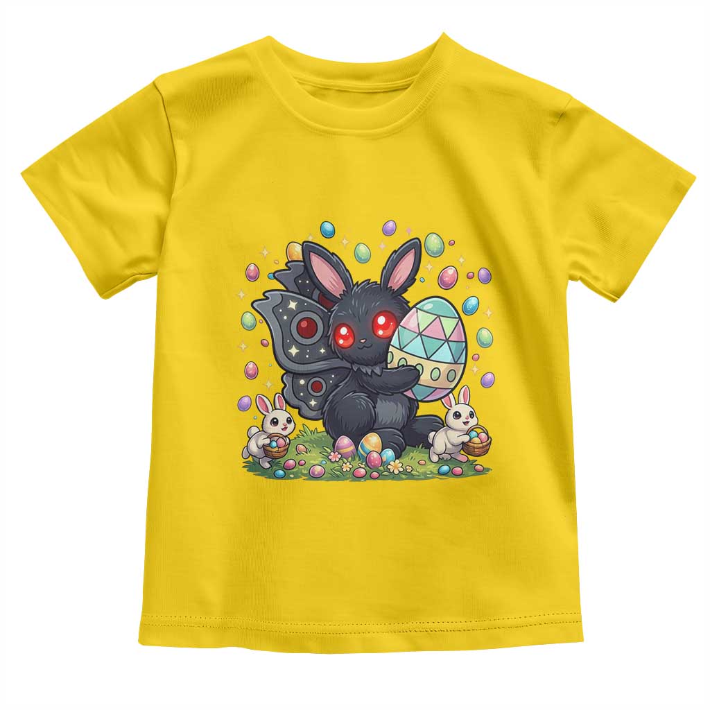 Funny Mothman Easter Bunny Ears Toddler T Shirt Cryptid Lover Gift TS12 Daisy Print Your Wear
