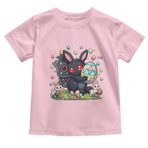 Funny Mothman Easter Bunny Ears Toddler T Shirt Cryptid Lover Gift TS12 Light Pink Print Your Wear