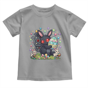Funny Mothman Easter Bunny Ears Toddler T Shirt Cryptid Lover Gift TS12 Sport Gray Print Your Wear