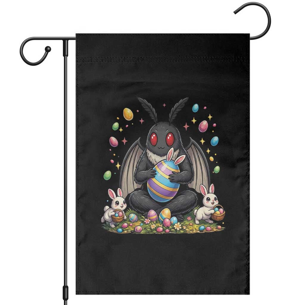 Mothman Easter Bunny Garden Flag Funny West Virginia Cryptid Lover Gift TS12 Black Print Your Wear