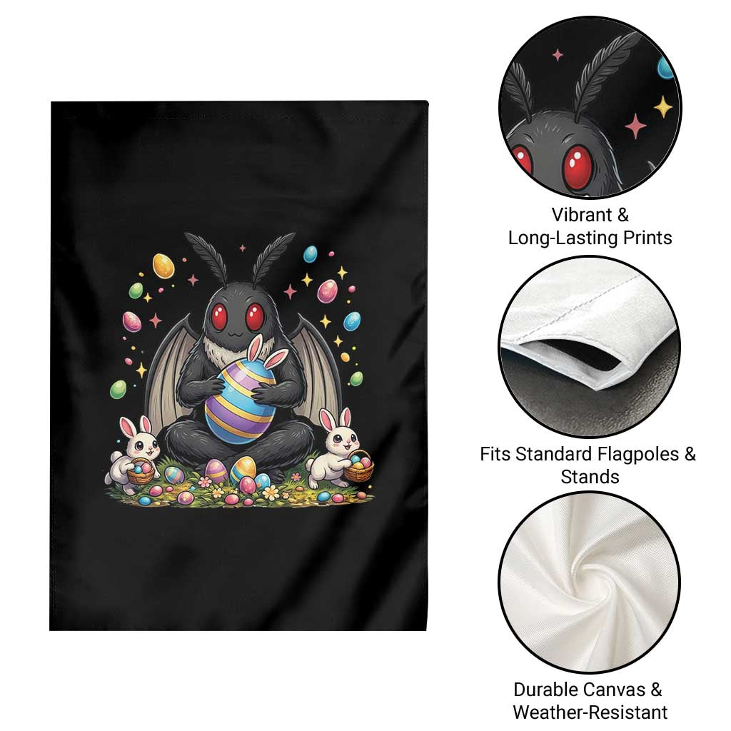 Mothman Easter Bunny Garden Flag Funny West Virginia Cryptid Lover Gift TS12 Print Your Wear