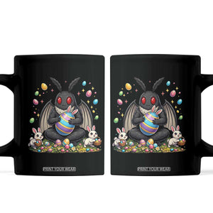 Mothman Easter Bunny Coffee Mug Funny West Virginia Cryptid Lover Gift TS12 Black Print Your Wear