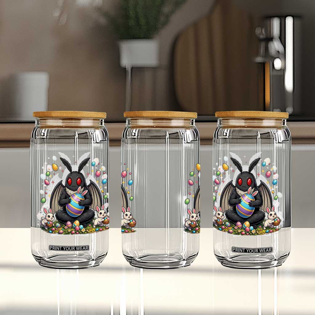 Mothman Easter Bunny Glass Can Funny West Virginia Cryptid Lover Gift TS12 Print Your Wear