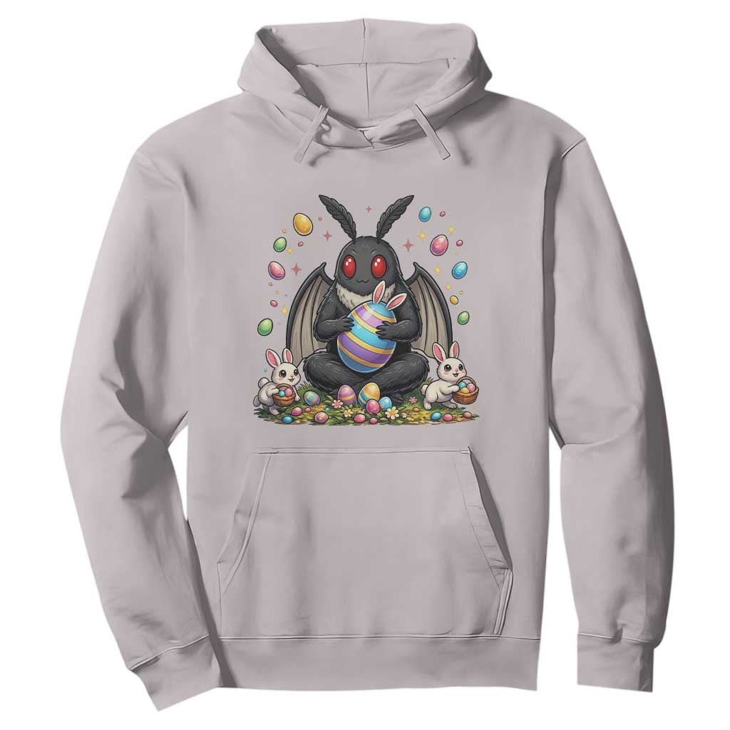 Mothman Easter Bunny Hoodie Funny West Virginia Cryptid Lover Gift TS12 Ice Gray Print Your Wear