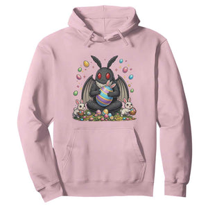 Mothman Easter Bunny Hoodie Funny West Virginia Cryptid Lover Gift TS12 Light Pink Print Your Wear