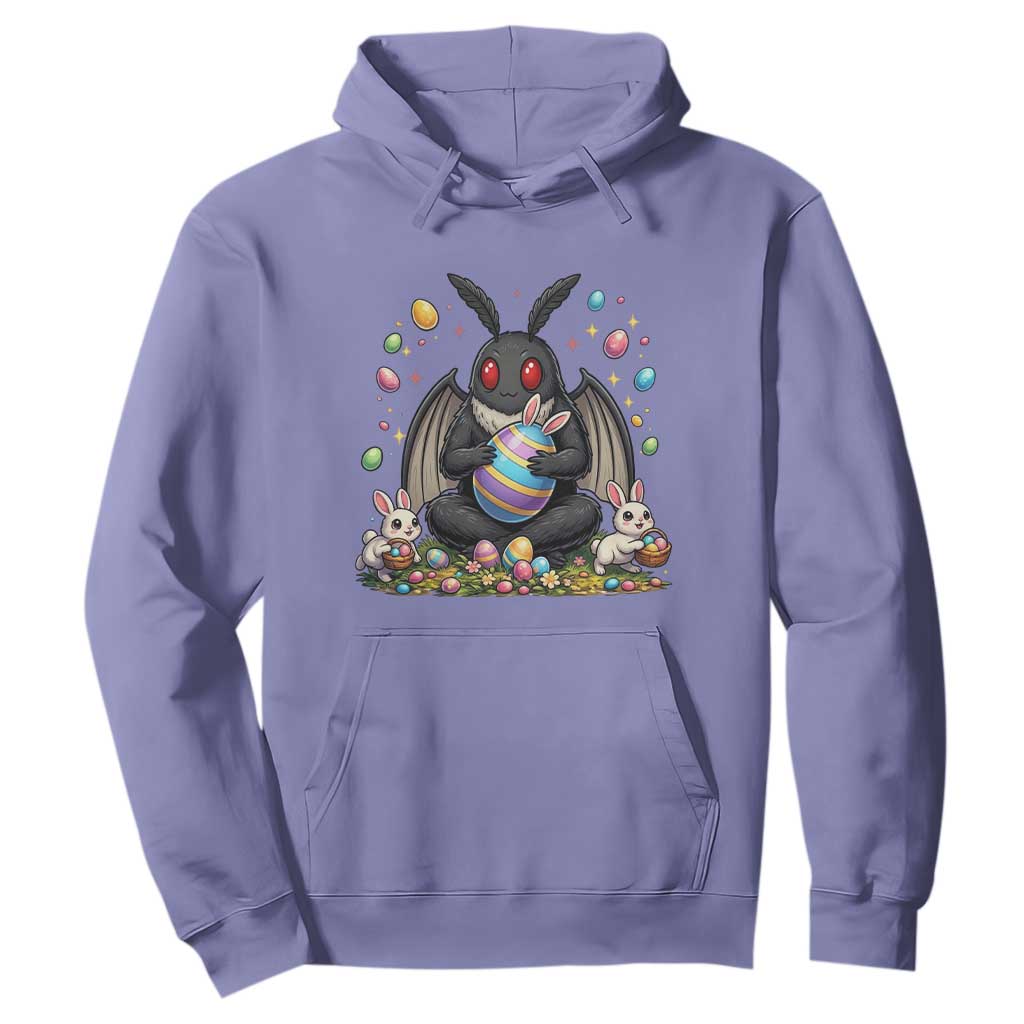 Mothman Easter Bunny Hoodie Funny West Virginia Cryptid Lover Gift TS12 Violet Print Your Wear