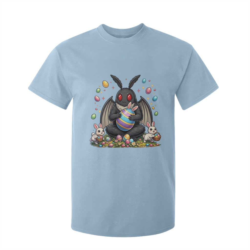 Mothman Easter Bunny T Shirt For Kid Funny West Virginia Cryptid Lover Gift TS12 Light Blue Print Your Wear