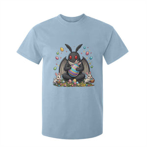 Mothman Easter Bunny T Shirt For Kid Funny West Virginia Cryptid Lover Gift TS12 Light Blue Print Your Wear