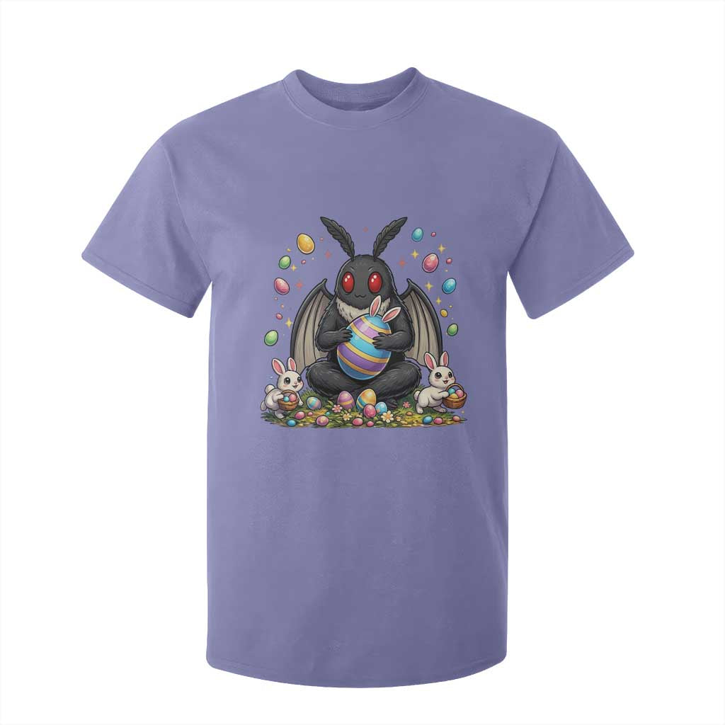 Mothman Easter Bunny T Shirt For Kid Funny West Virginia Cryptid Lover Gift TS12 Violet Print Your Wear